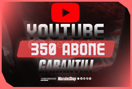 [ 30 Gün Garantili ]– 350 YouTube Abone Hizmeti