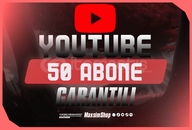 [ 30 Gün Garantili ]– 50 YouTube Abone Hizmeti 