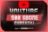 [ 30 Gün Garantili ]– 500 YouTube Abone Hizmeti