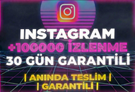 ⭐[30 GÜN GARANTİLİ] İNSTAGRAM +100000 İZLENME ⭐