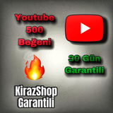 30 GÜN GARANTİLİ YOUTUBE 500 BEĞENİ