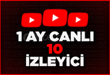 ⭐30 GÜN Youtube 10 CANLI İZLEYİCİ ⭐