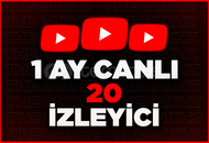 ⭐30 GÜN Youtube 20 CANLI İZLEYİCİ ⭐