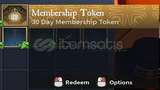 30 günlük Membership token V.İ.P
