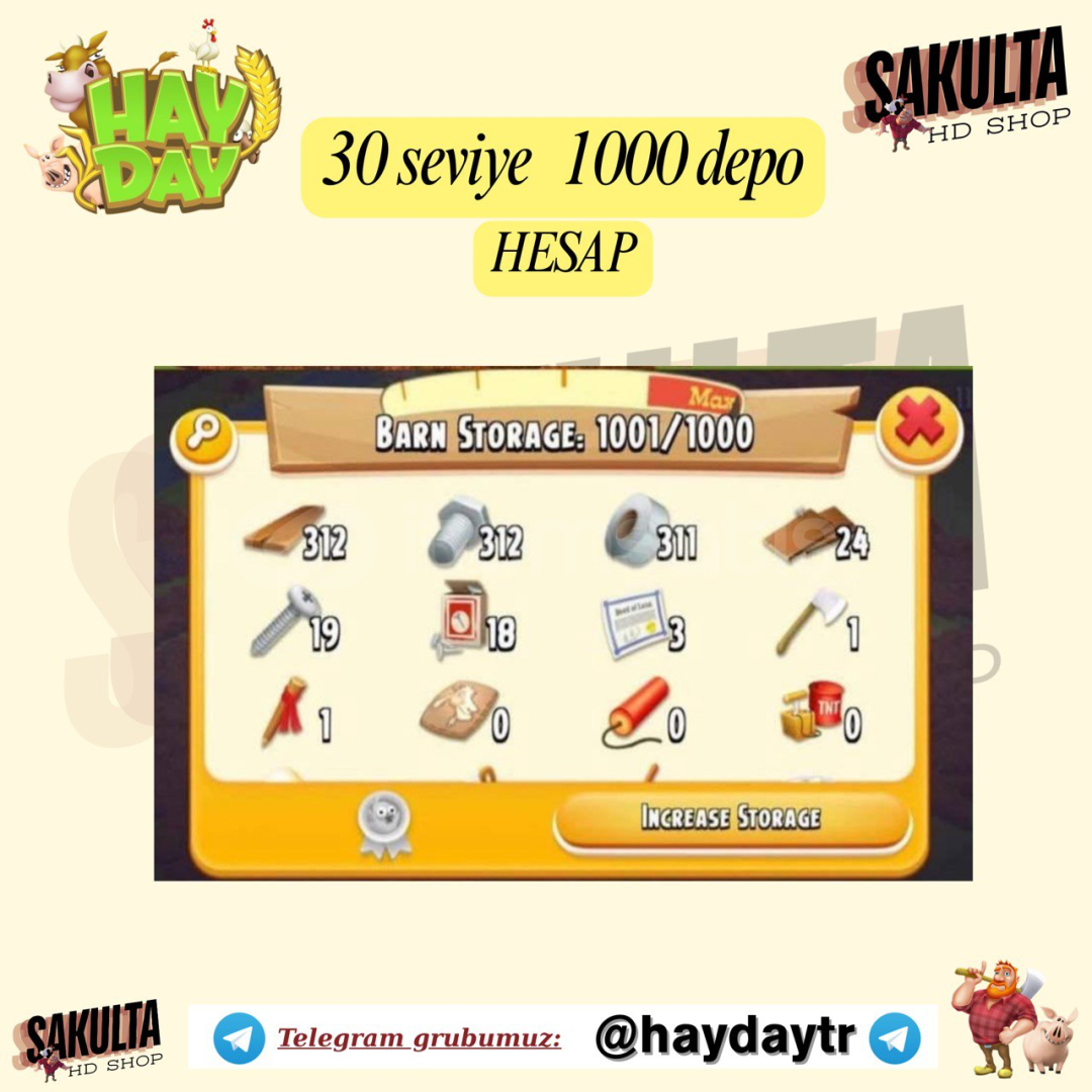 30 LEVEL AĞIL DEPOSU  30 LEVEL AĞIL DEPOSU