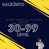 30 Level garantili pubg random hesap