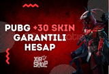 +30 skin garantili PUBG Random Hesap
