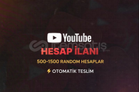 400-2000 Abone Organik Youtube Hesaplar