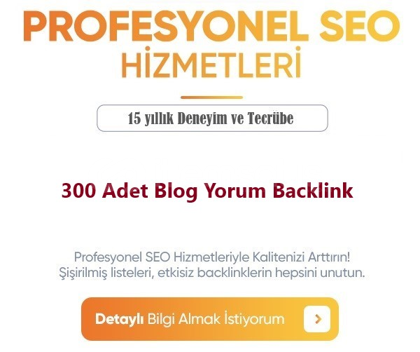 300 Adet Blog Yorum Backlink 300 Adet Blog Yorum Backlink