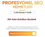 300 Adet Dofollow Backlink