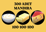 300 ADET MANDIRA 