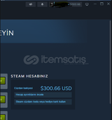 300$ BAKİYELİ STEAM OYUN HESABI