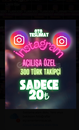 300 İnstagram Türk takipçi⚡️Açılışa özel fiyat!