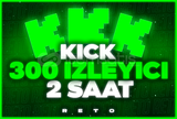 ⭐ 300 KİCK İZLEYİCİ 2 SAATLİK ⭐