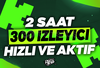 ✅[SORUNSUZ] Kick 2 Saat 300 İzleyici ⭐