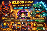 300 KOSTÜM | 1.380 ELMAS | 97/97 | FULL HESAP |