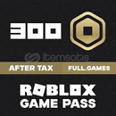 300 robux komisyon dahil 70den aranır