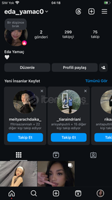 300 TAKİPÇİLİ Fake kız hesabı ESKİ TARİHLİ