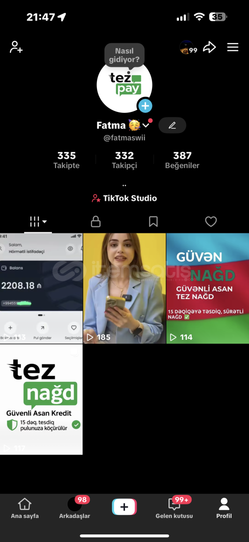 ⭐️ 300 TAKİPÇİLİ VİDEOLU TİKTOK HESABI ⭐️ ⭐️ 300 TAKİPÇİLİ VİDEOLU TİKTOK HESABI ⭐️