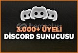 3.000+ Gerçek Üyeli Discord Sunucuları!