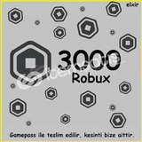 3000 HEMEN TESLIM ROBUX!!! / ERISIM ENGELI YOK