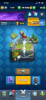 ???? 3.000 KUPA CLASH ROYALE HESABI ????
