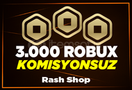 ⭐3000 Robux | Komisyonsuz⭐