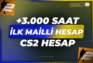 ⭐️3000+ SAAT CS2 STEAM HESABI⭐️+İLK MAİL