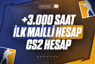 ⭐️3000+ SAAT CS2 STEAM HESABI⭐️+İLK MAİL