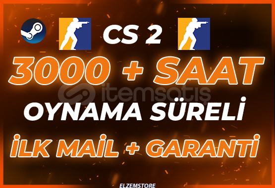⭐3000 + SAAT CS2 STEAM HESAP⭐ +İLK MAİL❤️ ⭐3000 + SAAT CS2 STEAM HESAP⭐ +İLK MAİL❤️