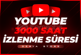 3000 Saat İzlenme - 60 Dakika Video