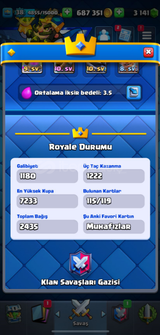 3000 TAŞ 7100 KUPA EFSANE HESAP 