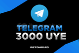 3000 Telegram Kaliteli Üye | Garantili