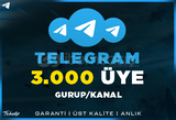 3000 Telegram Kanal/Gurup Üyesi | Garanti | #1