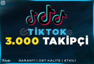 3.000 Tiktok Takipçi | Garanti | Jet Hızında