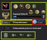 3000 TL OYUN+ 8 MADALYA 685 WİN 1421 SAAT 