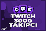 3000 Twitch Takipçi