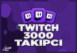 3000 Twitch Takipçi | GARANTILI