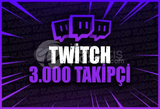 GARANTİLİ 3000 Twitch Takipçi