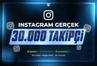 30.000 Gerçek Takipçi | Garantili - Instagram