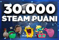 ⭐️ 30.000 STEAM PUANI + GARANTİ ⭐️