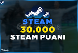 30.000 Steam Puanı | Hızlı + Garantili