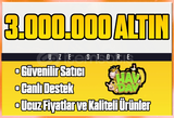 ⭐️ 3.000.000 Altın 40 level üstü⭐️