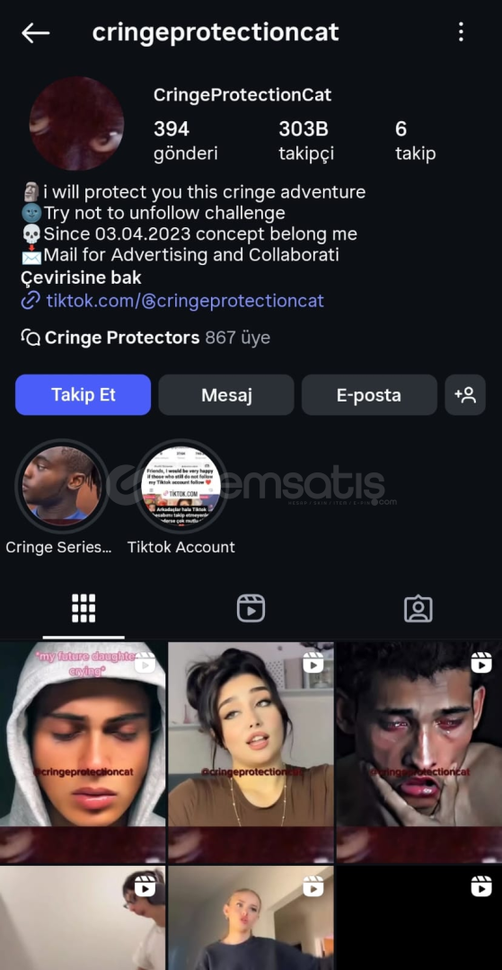 306K Takipçili Tamamen Organik Instagram Hesabı 306K Takipçili Tamamen Organik Instagram Hesabı