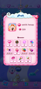 309 SEVİYE CANDY CRUSH SAGA HESABI 