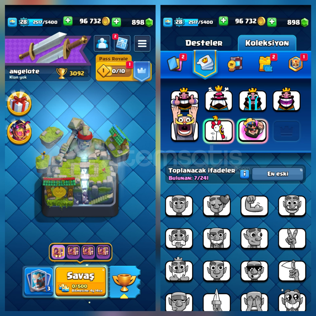 3092Kupa 90Kart 7İfade 1Kule İsimHakkı 898Elmas 3092Kupa 90Kart 7İfade 1Kule İsimHakkı 898Elmas