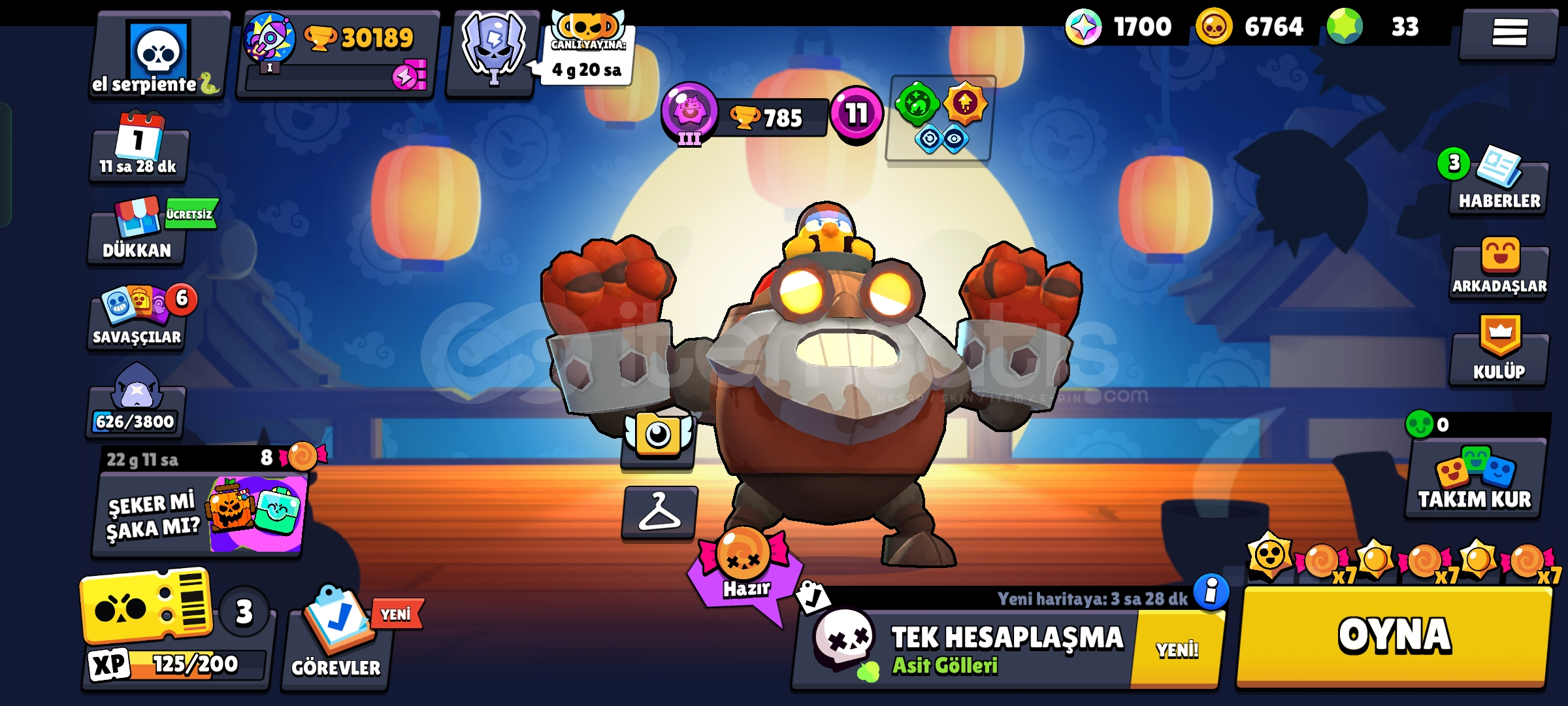 30K ⭐ 131 KOSTUM ⭐ 77 KARAKTER 30K ⭐ 131 KOSTUM ⭐ 77 KARAKTER