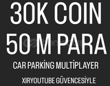 30k coin+50m para (istediğiniz hesaba) 