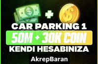 30K COIN + 50M PARA (İSTEDİĞİNİZ HESABA)