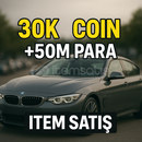 30k COİN 50m paralı hesap